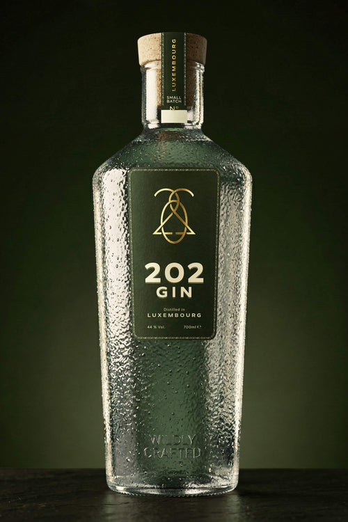 202 Gin distilled in Luxembourg Premium Dry Gin